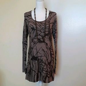 👗🍪Noblita Chocolate Tunic Dress Size Large